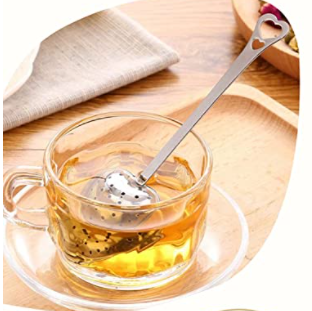 Heart Shaped Stainless Steel Tea Infuser Spoon